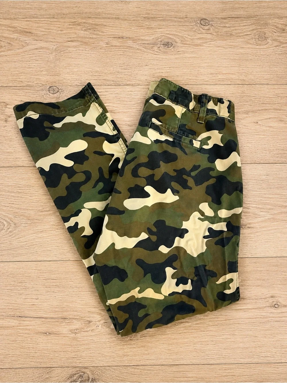 GAP Girlfriend Chino Camo Pants Women’s Size 10 Cotton Stretch
